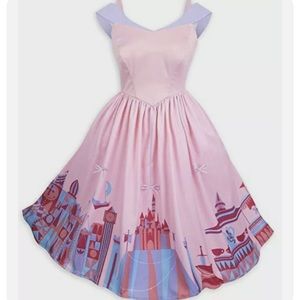 Disney Dress Shop Fantasyland Dress with Pockets Aurora Collar Brand New